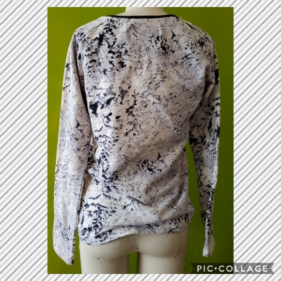 Maison Scotch Moon Star Planet Marbled Sweatshirt - Picture 3 of 5